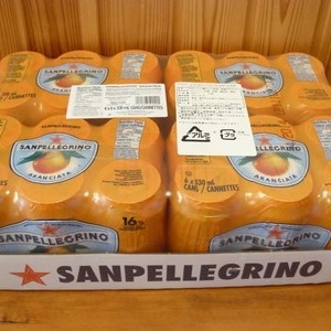 サンペレグリノ オレンジ 330ml 16％果汁入り炭酸飲料